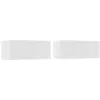 Image de vidaXL Meubles TV 2 pcs Blanc 80x30x30 cm Bois d'ingÃ©nierie