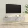 Image de vidaXL Meubles TV 2 pcs Gris béton 100x30x30 cm Bois d'ingénierie804548