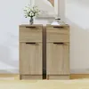 Image de vidaXL Buffets 2 pcs Chêne Sonoma 30x30x70 cm Bois d'ingénierie811122