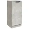 Image de vidaXL Vidaxl Buffet Gris Béton 30x30x70 Cm Bois D'ingénierie