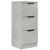 Image de vidaXL Buffet Gris bÃ©ton 30x30x70 cm Bois d'ingÃ©nierie