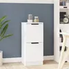 Image de vidaXL Buffet Blanc 30x30x70 cm Bois d'ingénierie811169
