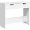 Image de vidaXL Vidaxl Table Console Blanc 90x36x75 Cm Bois D'ingénierie