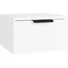 Image de vidaXL Vidaxl Table De Chevet Murale Blanc 34x30x20 Cm
