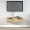 Image de vidaXL Vidaxl Armoire Murale Chêne Sonoma 68x30x20 Cm Bois D'ingénierie