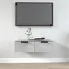 Image de vidaXL Armoire murale Gris béton 68x30x20 cm Bois d'ingénierie