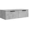 Image de vidaXL Armoire murale Gris bÃ©ton 68x30x20 cm Bois d'ingÃ©nierie