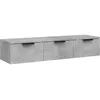 Image de vidaXL Vidaxl Armoire Murale Gris Béton 102x30x20 Cm Bois D'ingénierie