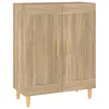 Image de Vidaxl Buffet ChÃªne Sonoma 69,5x34x90 Cm Bois D'ingÃ©nierie