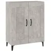 Image de vidaXL Buffet Gris bÃ©ton 69,5x34x90 cm Bois d'ingÃ©nierie