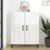 Image de vidaXL Buffet Blanc brillant 69,5x34x90 cm Bois d'ingénierie812147