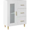 Image de vidaXL Buffet Blanc 69,5x34x90 cm Bois d'ingÃ©nierie