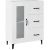 Image de vidaXL Buffet Blanc 69,5x34x90 cm Bois d'ingÃ©nierie