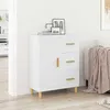 Image de vidaXL Buffet Blanc 69,5x34x90 cm Bois d'ingÃ©nierie