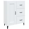 Image de vidaXL Buffet Blanc 69,5x34x90 cm Bois d'ingÃ©nierie