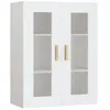 Image de vidaXL Armoire murale suspendue Blanc 69,5x34x90 cm
