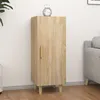 Image de vidaXL Buffet Chêne sonoma 34,5x34x90 cm Bois d'ingénierie