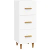 Image de vidaXL Buffet Blanc 34,5x34x90 cm Bois d'ingÃ©nierie