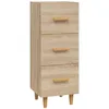 Image de vidaXL Vidaxl Buffet Chêne Sonoma 34,5x34x90 Cm Bois D'ingénierie