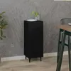 Image de vidaXL Buffet Noir 34,5x34x90 cm Bois d'ingénierie812349
