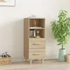 Image de vidaXL Buffet Chêne sonoma 34,5x34x90 cm Bois d'ingénierie