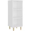 Image de vidaXL vidaXL Buffet Blanc 34,5x32,5x90 cm Bois d'ingénierie