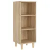 Image de vidaXL Buffet Chêne sonoma 34,5x32,5x90 cm Bois d'ingénierie
