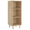 Image de Vidaxl Buffet ChÃªne Sonoma 34,5x32,5x90 Cm Bois D'ingÃ©nierie