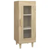 Image de Vidaxl Buffet ChÃªne Sonoma 34,5x34x90 Cm Bois D'ingÃ©nierie