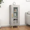 Image de vidaXL Buffet Gris béton 34,5x34x90 cm Bois d'ingénierie