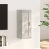 Image de vidaXL Armoire murale Gris béton 35x34x90 cm Bois d'ingénierie812469