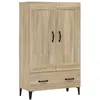 Image de vidaXL Buffet haut ChÃªne sonoma 70x31x115 cm Bois d'ingÃ©nierie