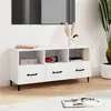 Image de vidaXL Meuble TV Blanc 102x35x50 cm Bois d'ingénierie812609