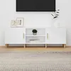Image de vidaXL Meuble TV Blanc 150x30x50 cm Bois d'ingénierie812618
