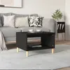 Image de vidaXL Table basse Noir 60x50x40 cm Bois d'ingénierie812673