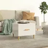 Image de vidaXL Table basse Blanc brillant 50x50x40 cm Bois d'ingénierie812720