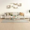 Image de vidaXL Tables basses 2 pcs blanc brillant 50x50x40cm bois d'ingénierie812721
