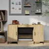 Image de vidaXL Bureau Chêne sonoma 140x50x75 cm Bois d'ingénierie