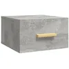 Image de vidaXL Table de chevet murale Gris bÃ©ton 35x35x20 cm