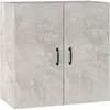 Image de vidaXL Vidaxl Armoire Murale Gris Béton 60x31x60 Cm Bois D'ingénierie