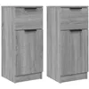 Image de vidaXL Buffets 2 pcs Sonoma gris 30x30x70 cm Bois d'ingÃ©nierie