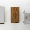 Image de vidaXL Armoire de salle de bain murale Chêne fumé 32x20x67 cm817060