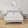 Image de vidaXL Tables de chevet murales 2 pcs Sonoma gris 34x30x20 cm817090