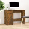 Image de vidaXL Bureau Chêne fumé 100x50x75 cm Bois d'ingénierie817126