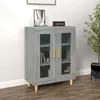 Image de vidaXL Buffet sonoma gris 69,5x34x90 cm bois d'ingénierie