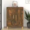 Image de vidaXL Buffet Chêne fumé 69,5x34x90 cm Bois d'ingénierie817339