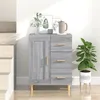 Image de vidaXL Buffet Sonoma gris 69,5x34x90 cm Bois d'ingénierie817370