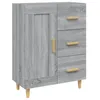 Image de vidaXL Buffet Sonoma gris 69,5x34x90 cm Bois d'ingÃ©nierie