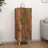 Image de vidaXL Buffet Chêne fumé 34,5x34x90 cm Bois d'ingénierie817402