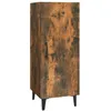 Image de Vidaxl Buffet ChÃªne FumÃ© 34,5x34x90 Cm Bois D'ingÃ©nierie